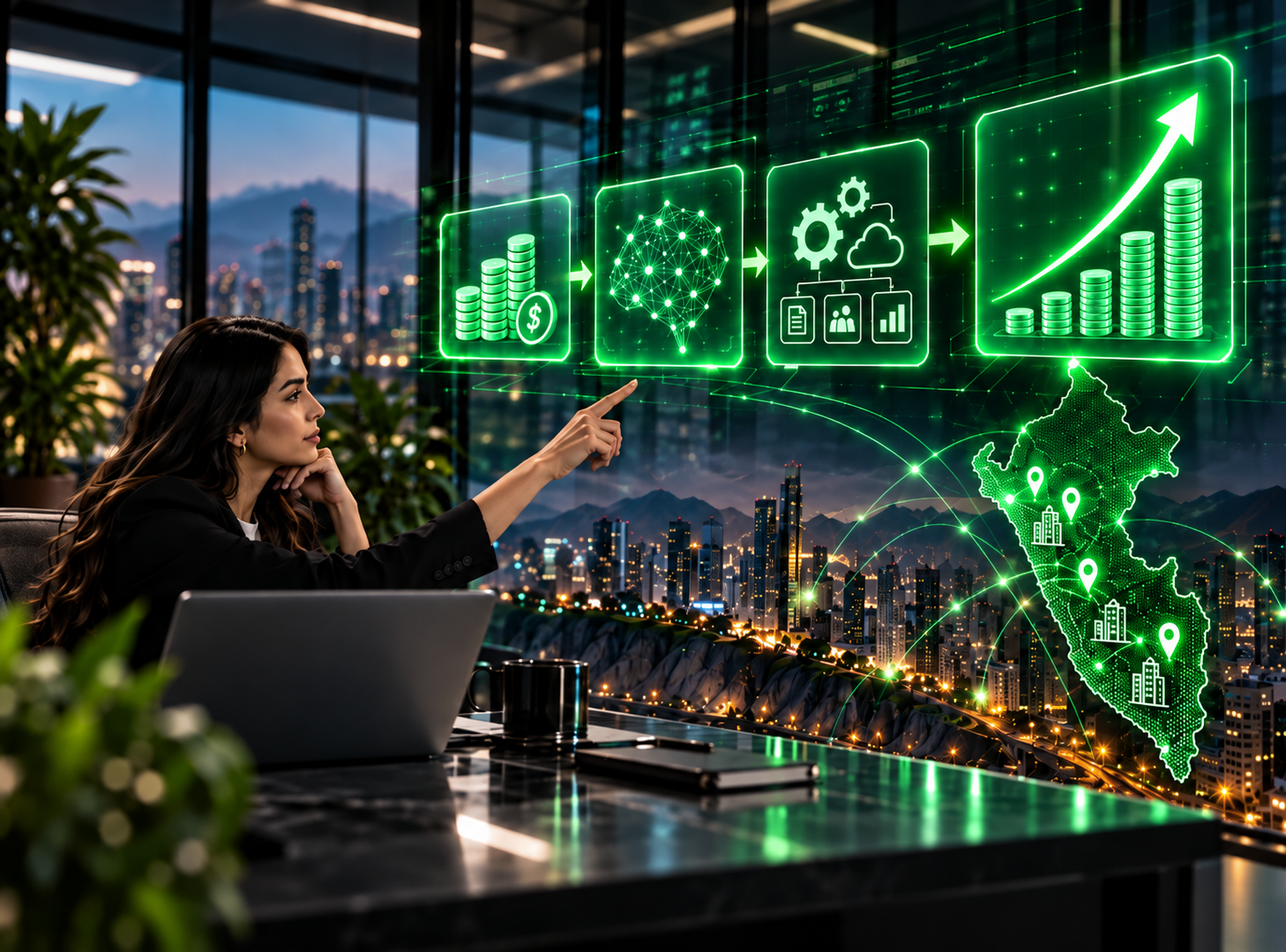 Retorno de inversión y crecimiento empresarial con inteligencia artificial